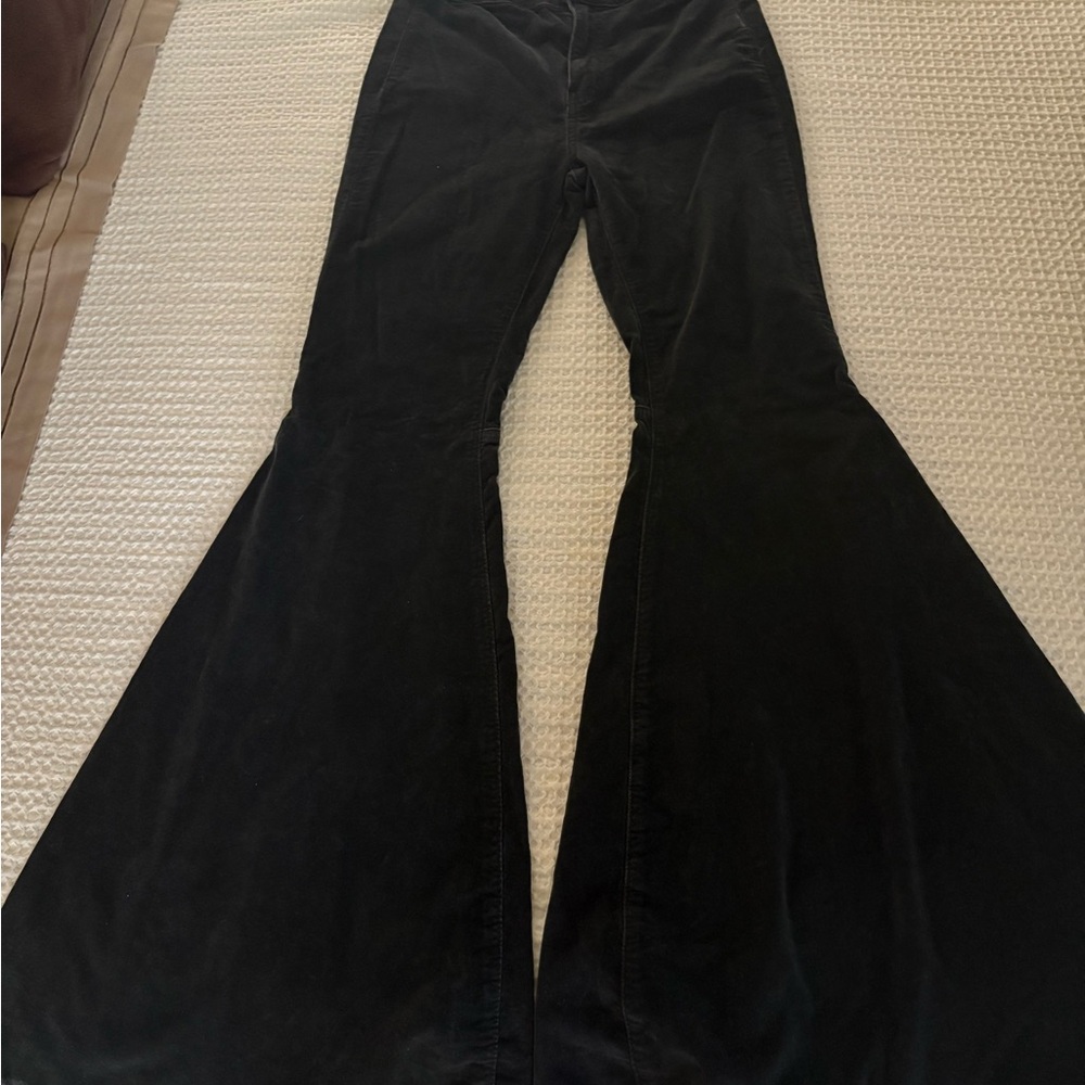 Black We The Free Corduroy Flared Pants